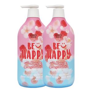 해피바스 스마일바디워시 릴렉싱 체리베리 900g x2