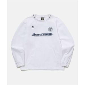 데상트 스포티 우븐 맨투맨 화이트(SP223UWH41) SP223UWH41_WHT0 290879