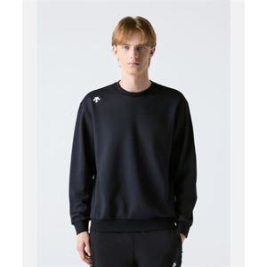데상트 트레이닝 라운드 넥 맨투맨 블랙 SR121THT11 SR121THT11_BLK0 301310