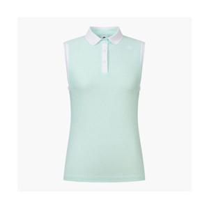 데상트 GOLF 여성 니트 카라 슬리브리스 (DP21WFSL5A) DP21WFSL5A_LMTG 280128