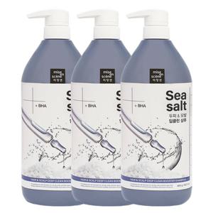 미쟝센 헤어앤스칼프 딥클린 부스터 샴푸 800g x3