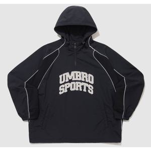 엄브로 레터링 아노락 BB UQ121CWT24 BLK WGR