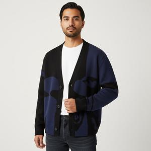 버버리 EKD 로고 남성 울 가디건 8095529 A1222