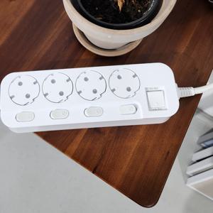 시소탭 국산 먼지 차단 특허 안전 개별 멀티탭 4구 1.5m