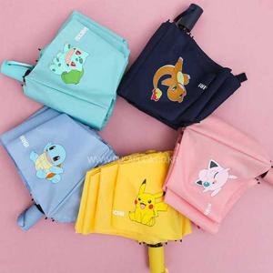 포켓몬 심플 3단 완전 자동 우산 1P 방수 장마 휴대용