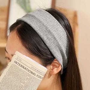 엔젤슈슈 심플 골지 터번 헤어밴드 편안한 머리띠