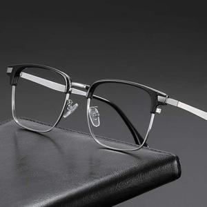 긱시크 무테 반무테 뿔테 안경 티타늄 안경테 LHY7183