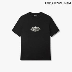 [엠포리오 아르마니]남성 자수 로고 리오셀 블렌드 티셔츠 A516126043(330000)