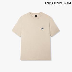 [엠포리오 아르마니]남성 로고 패치 리오셀 블렌드 티셔츠 A516126062(330000)