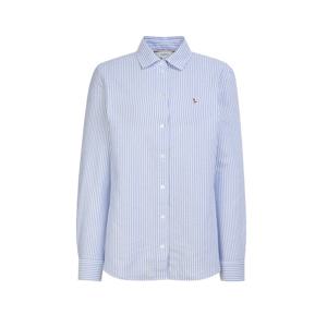 헤지스 여성 26SS 아이코닉 옥스포드 스트라이프 셔츠 블루 HSSH6AC14B2