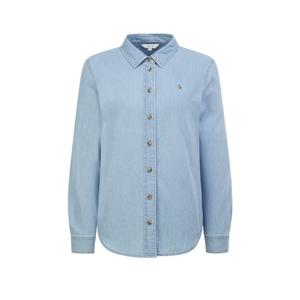 헤지스 여성 26SS 아이코닉 데님 베이직 셔츠 블루 HSSH6AC10B1