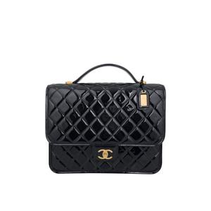 [엘러브] 샤넬 스쿨 메모리 백팩 블랙 빈티지금장 페이던트 6ET0260