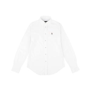폴로 랄프로렌 버튼 프런트 옥스포드 여성 셔츠 화이트 (PO-MS5)