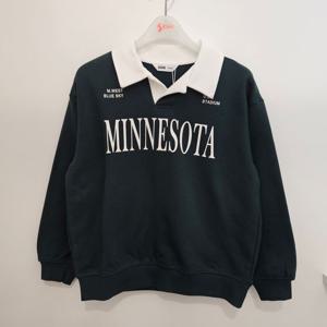 [소이]레트로 카라 맨투맨티 24f1405gn 남아/주니어용