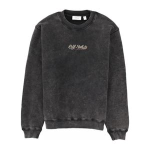 오프화이트 로고 프린트 크루넥 맨투맨 2BA055 S26FLE005W028