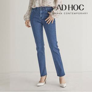 [AD HOC] [TAG 23,000] 여성 딥인디고 빈티지워싱 스트레이트핏 데님팬츠(HV5DPV2)