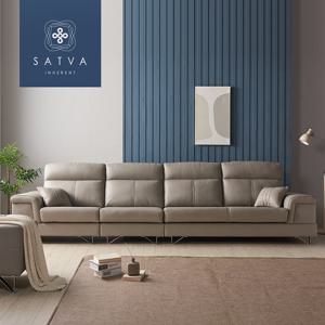 사트바 인헤런트 이태리 통가죽 6인소파+오토만V