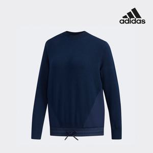 아디다스골프 여성 골프 아디크로스 크루 스웨터 네이비 ED2126