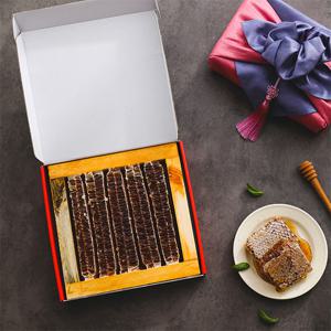 국내산 토종방식 꿀 벌집꿀2kg (종이상자/보자기포장)