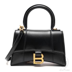 [발렌시아가] 아워글래스 XS 탑 핸들 백 592833-1QJ4M-1000