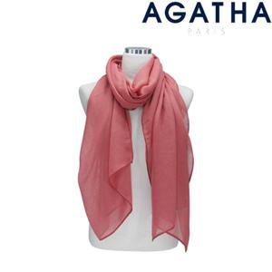 [아가타] (SB-3WPW800PI_22ss) 레이스 롱스카프 앤드리 핑크