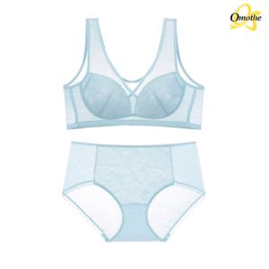 오모떼 크로스커버 브라팬티(OMRABR01_2S) 2종/블루