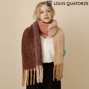 루이까또즈 빅사이즈 도톰 머플러 스톡홀름 핑크 2CHW480PI