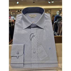 [피에르가르뎅캐주얼] PJDS1825M70수 미니체크 슬림긴팔셔츠