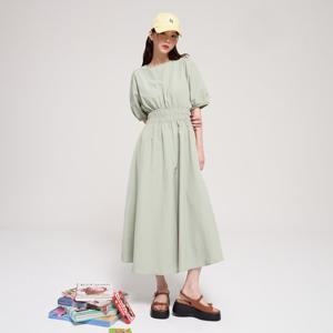 [랩][캐리오버] 허리 스모킹 나일론 원피스 AQ2WOM83