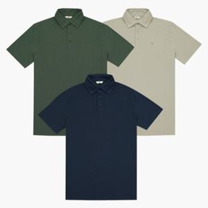 [크로커다일남성]솔리드 와플 조직 반팔 티셔츠 ARAZXPPTS2401