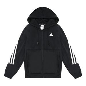 아디다스 퓨쳐 아이콘 3S 후디 후드집업 블랙 IB6130