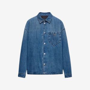 프라다 패딩 데님 셔츠 남성 GEC071 15N1 F0V3N