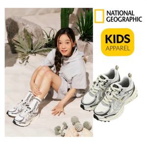 [내셔널지오그래픽키즈] K245KSN015 컨투어 제로 실버 초등학생 남여공용 운동화