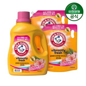 암앤해머 세탁세제 트로피칼 3.0L 용기 1개+1.8L 리필 2개