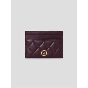 [빈폴ACC] (BE49A4M01Z) 엘리 퀼팅 낱장 카드지갑 - 와인