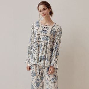 바풀 LL44059-35 여성잠옷 모달 파자마 투피스 잠옷 상하 세트