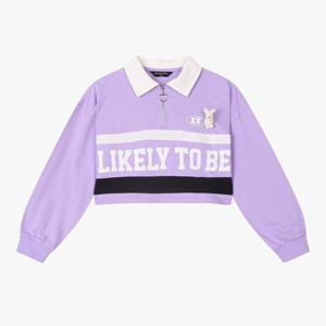 [더데이걸]카라 반집업 스웻셔츠 TGMA24808 [모다아울렛 남양주