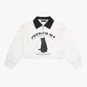 [더데이걸]시크반집업카라스웻셔츠 TGMA24807 [모다아울렛 남양