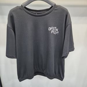 [나인마이너스투]리트머스 여성 밑단밴딩 반팔 티셔츠 LO2TF271_