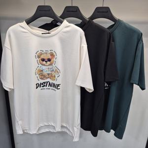 [나인마이너스투]리트머스 여성 곰돌이 반팔 티셔츠 LO2TF256_SC