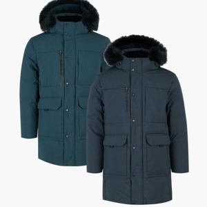 [크로커다일남성]고밀도 프린트 구스다운 롱점퍼 CDAA9JP4209_JJ