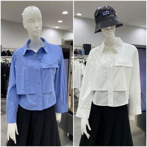 [에고이스트]요크절개 루즈핏 블라우스(EQ3BX001)_DG