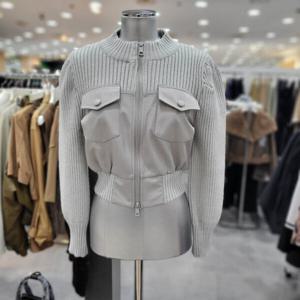 [에고이스트]볼륨소매 투웨이 집업 가디건 EQ4KG464_DG