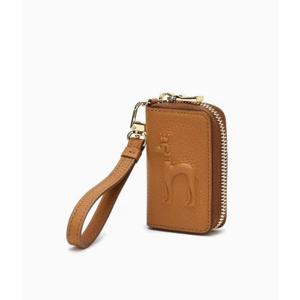 [헤지스ACC] 브라운 퍼피배색 소가죽 키홀더 HIHO5E255W2