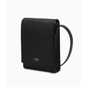 [헤지스ACC] 블랙 단색 가죽 미니크로스백 HJWA5E890BK