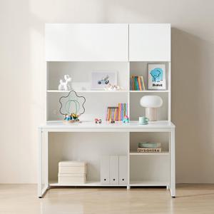 HM2052 필웰 스퀘어 전면책장책상세트 5단 1400