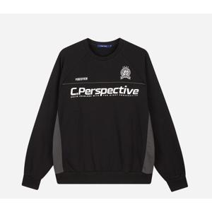 [클라이드]남성 사이드 배색 레터링 맨투맨 티셔츠 FODTS414M