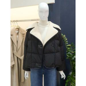 [나이스클랍][나이스클랍]레더배색 후드 덕다운(A244PWD910)_DG