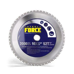 10 스틸포스 금속날 52T 10 금속절단기 TH SC 255SB