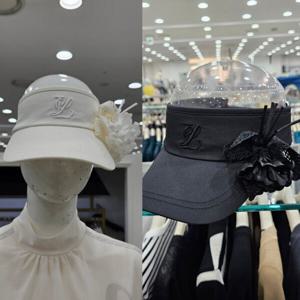 [링스골프]여성 플라워 오브제 바이저L21D1CP264_IC